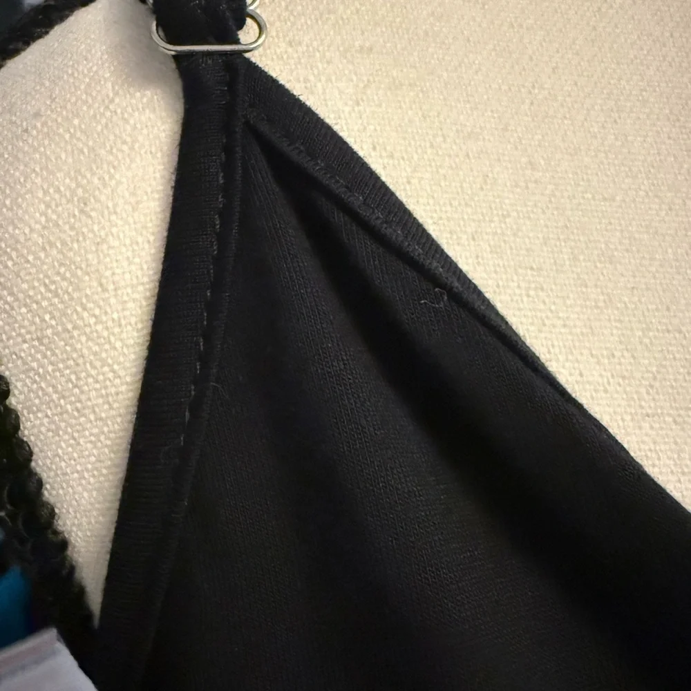 Black Floral Long Dress NWT – Resort Cruise, Beach, Maxi,  Coastal Cowgirl XL - Picture 6 of 8